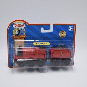 James & Tender Gold Dome Thomas & Friends Wooden Railway Engines Train 2009 New